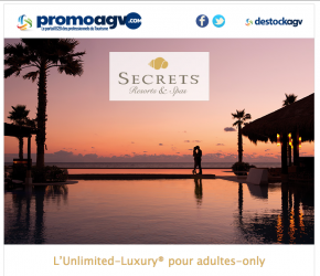 Secrets Resorts & Spas, luxe & romantisme dans les Caraïbes et Am. Latine.